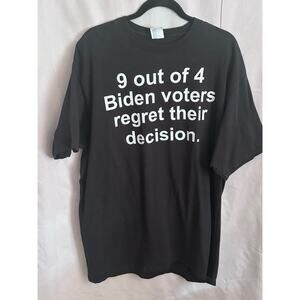 Port & Company President Biden Humor Black Shortsleeve T-Shirt - 2X